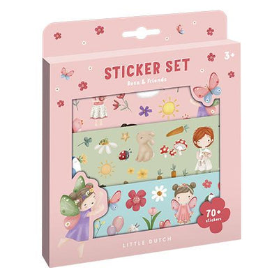 Little Dutch - Sticker Set (70+ Stickers) - Rosa & Friends - Swanky Boutique
