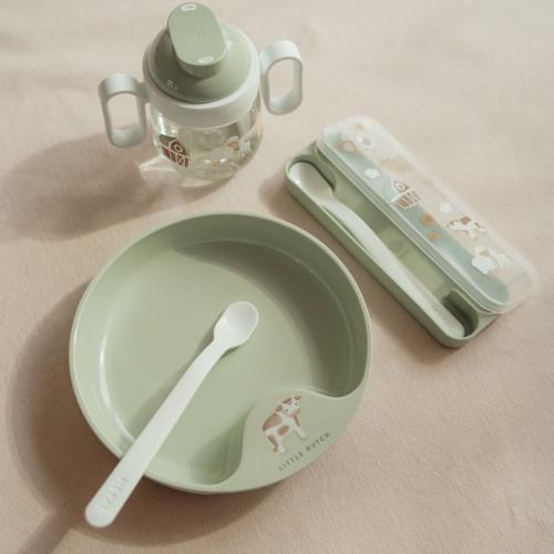 Little Dutch - Dinnerware Set, Baby 3pcs - Little Farm- Swanky Boutique