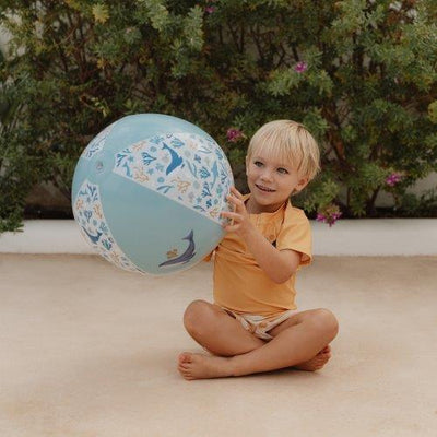 Little Dutch - Inflatable Beach Ball, 35cm - Ocean Dreams Blue- Swanky Boutique
