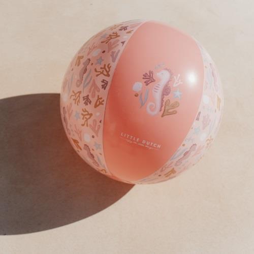 Little Dutch - Inflatable Beach Ball, 35cm - Ocean Dreams Pink - Swanky Boutique