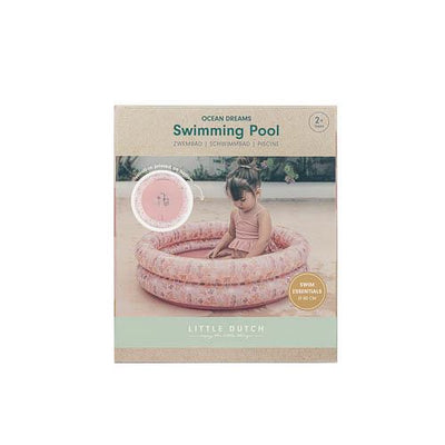 Little Dutch - Inflatable swimming pool Ocean Dreams Pink 80 cm - Swanky Boutique