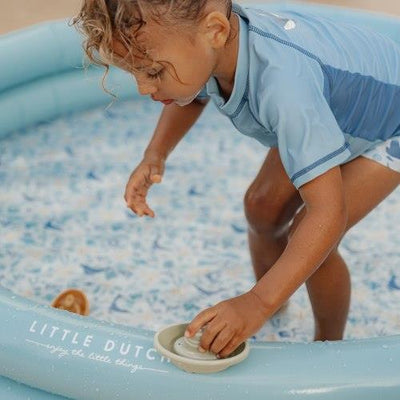 Little Dutch SInflatable swimming pool Ocean Dreams Blue 150 cm - Swanky Boutique