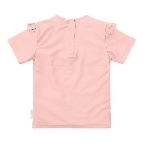 Little Dutch - Swim T-shirt short sleeves ruffles Seahorse Pink- Swanky Boutique