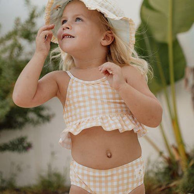 Little Dutch - Flounce bikini set Sunshine Checks - Swanky Boutique