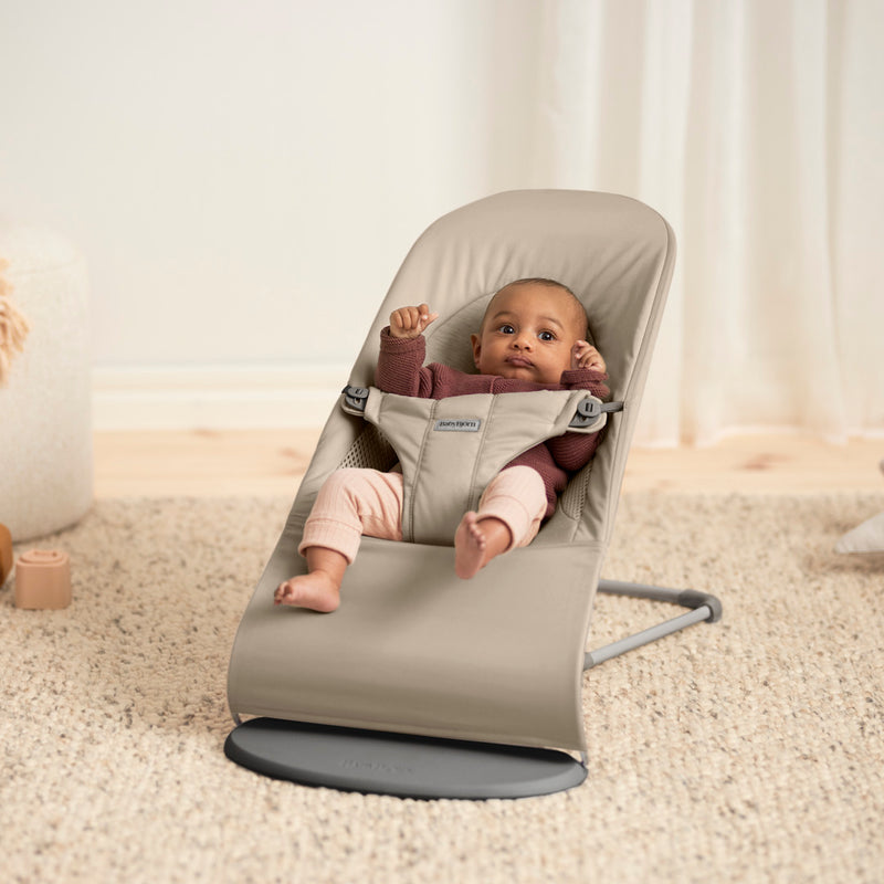 Bouncer Balance Soft | Woven/Jersey, Tri-Fabric - Sand Grey