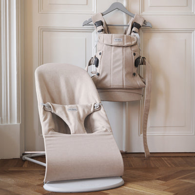 Baby Carrier Harmony | Woven Melange - Light Beige (0-3 Years)