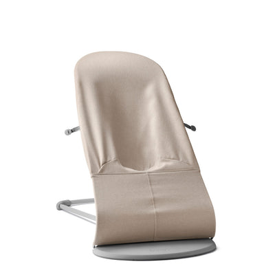 BabyBjorn Bouncer Bliss Woven Light beige melange - Swanky Boutique Malta