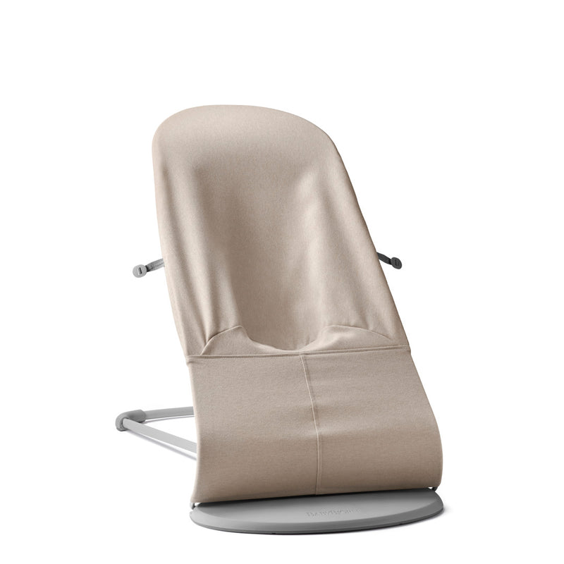 BabyBjorn Bouncer Bliss Woven Light beige melange - Swanky Boutique Malta
