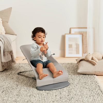 BabyBjorn Bouncer Bliss Sand Grey - Swanky Boutique Malta