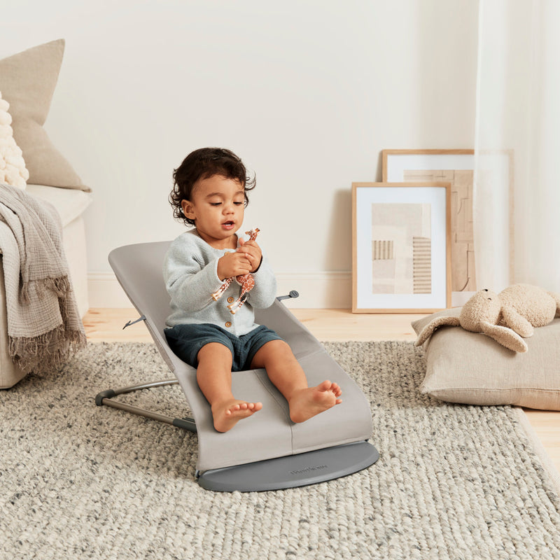 BabyBjorn Bouncer Bliss Sand Grey - Swanky Boutique Malta