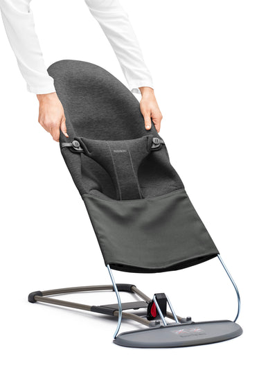 Fabric Seat for BabyBjorn Bouncer Bliss | 3D Jersey - Charcoal Grey