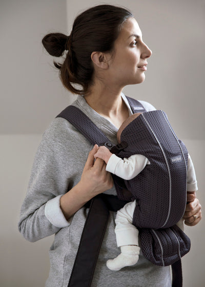 Baby Carrier Mini | 3D Mesh - Anthracite (0-12 Months)