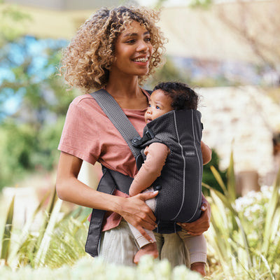 Baby Carrier Mini | 3D Mesh - Anthracite (0-12 Months)