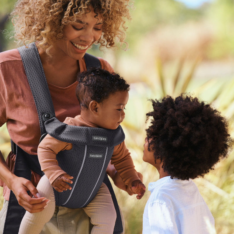 Baby Carrier Mini | 3D Mesh - Anthracite (0-12 Months)