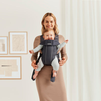 Baby Carrier Mini | 3D Mesh - Anthracite (0-12 Months)