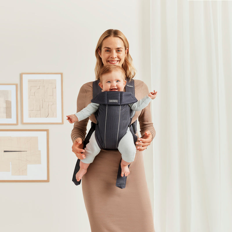 Baby Carrier Mini | 3D Mesh - Anthracite (0-12 Months)