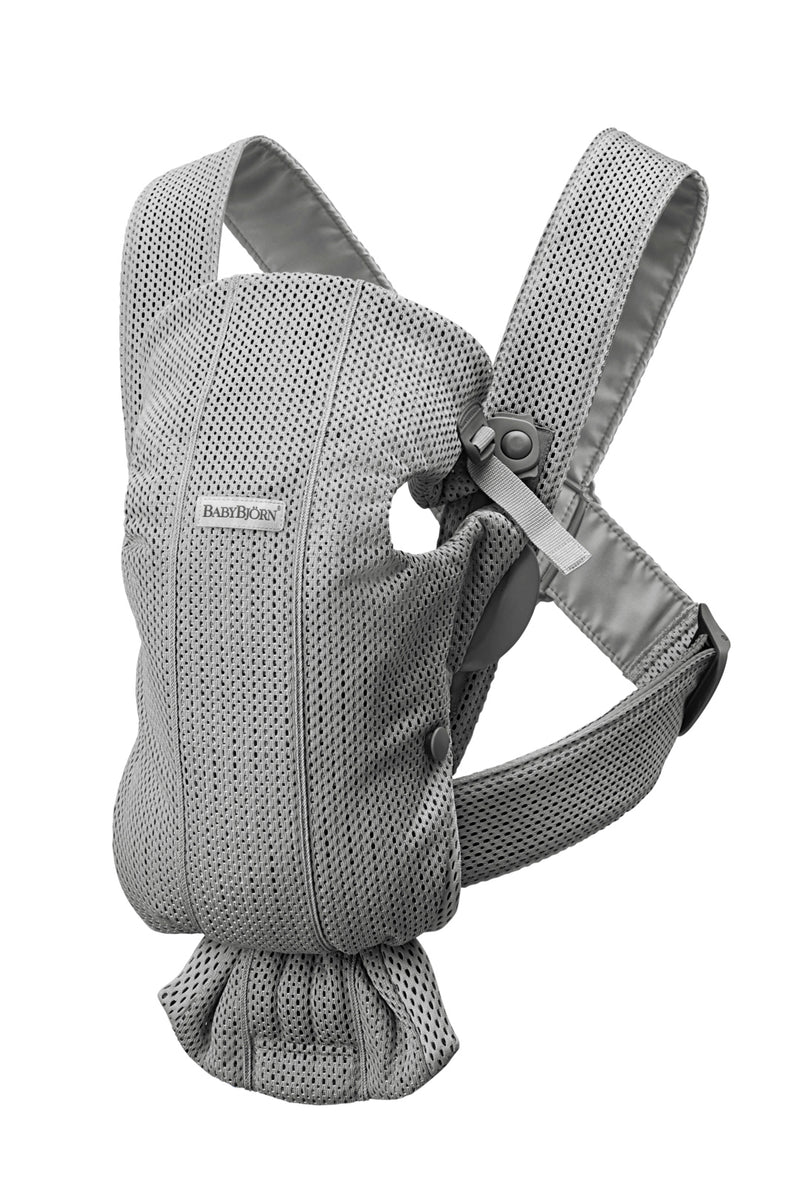 Baby Carrier Mini | 3D Mesh - Grey (0-12 Months)