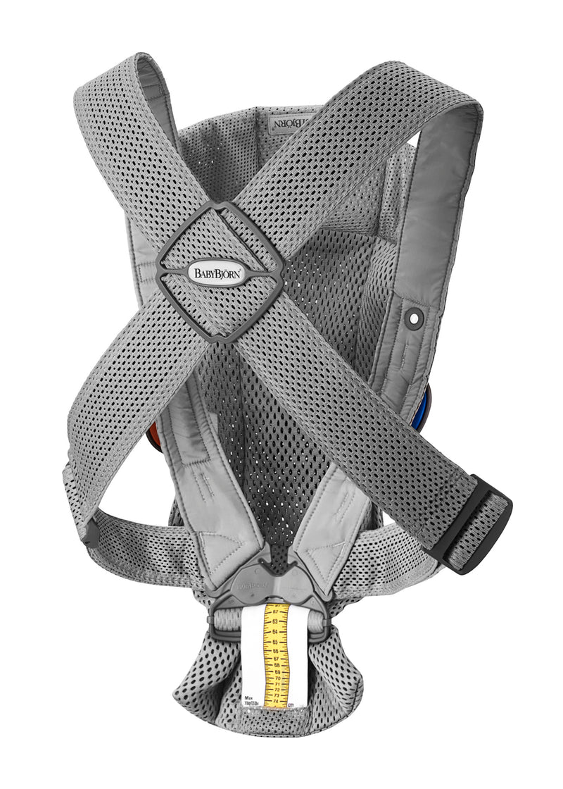 Baby Carrier Mini | 3D Mesh - Grey (0-12 Months)