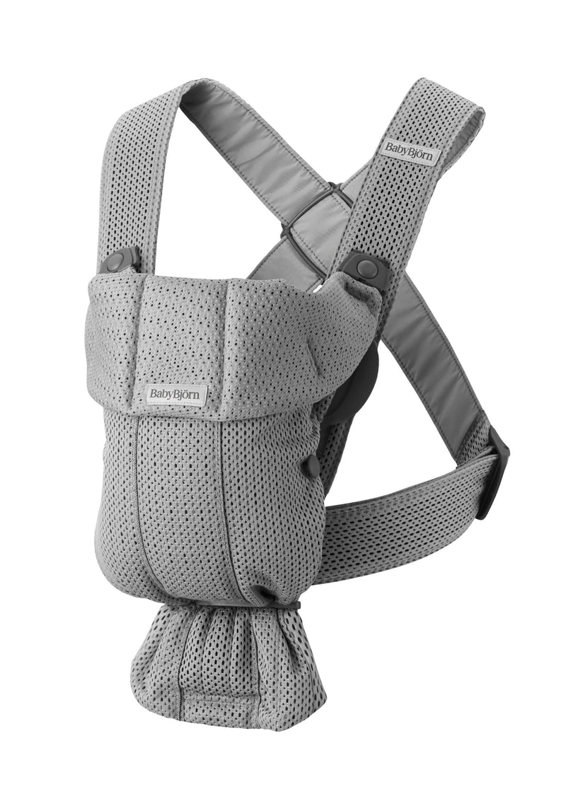 Baby Carrier Mini | 3D Mesh - Grey (0-12 Months)