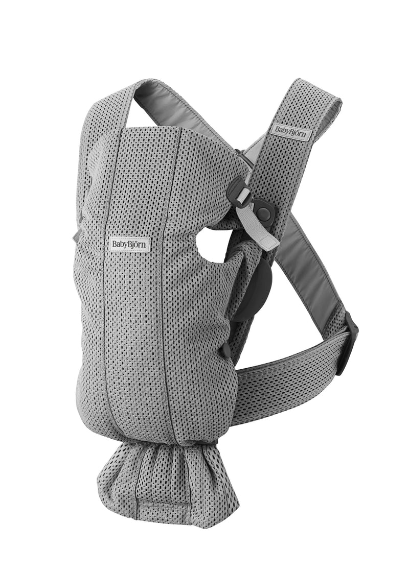 Baby Carrier Mini | 3D Mesh - Grey (0-12 Months)