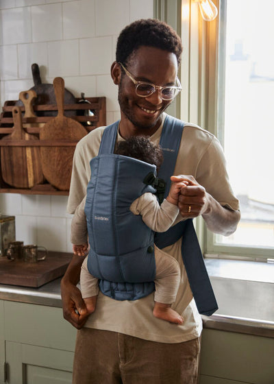 Baby Carrier Mini | Woven - Vintage Indigo (0-12 Months)