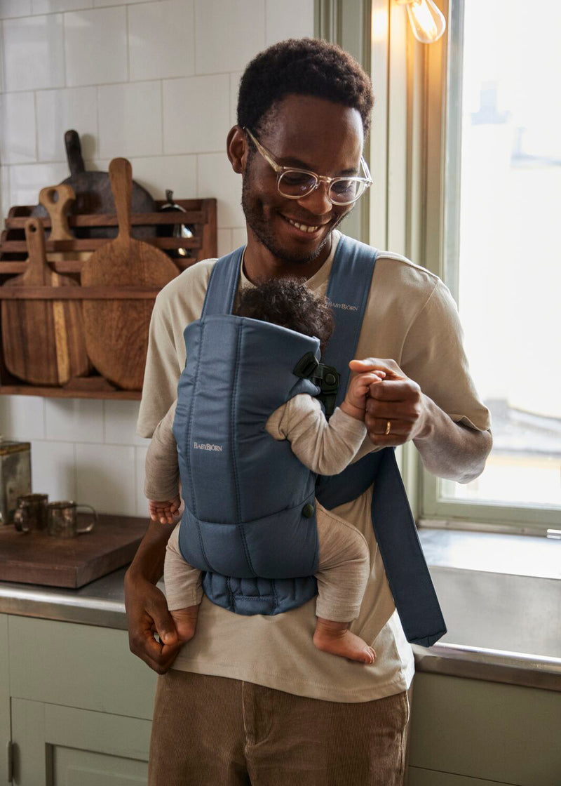 Baby Carrier Mini | Woven - Vintage Indigo (0-12 Months)