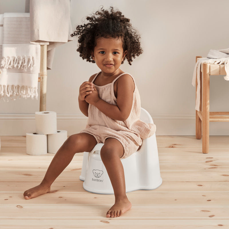 Potty Chair - White/ Grey