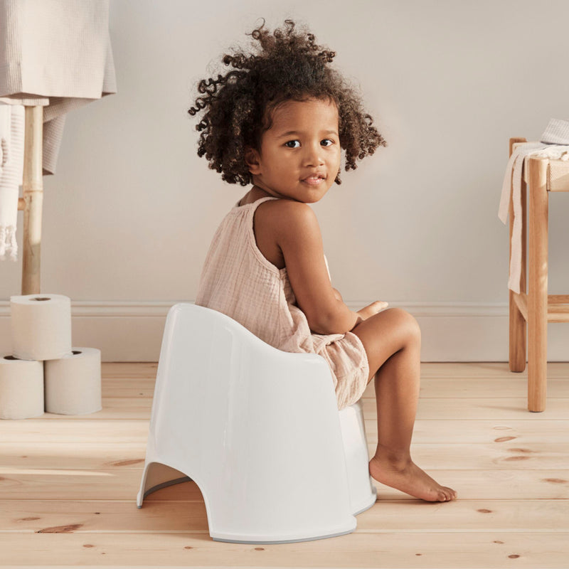 Potty Chair - White/ Grey