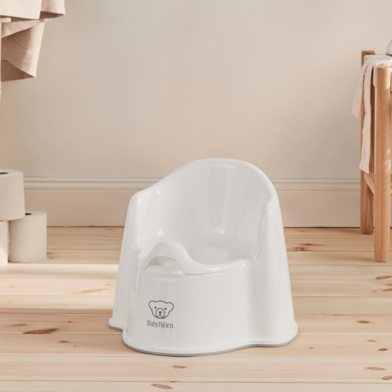 Potty Chair - White/ Grey