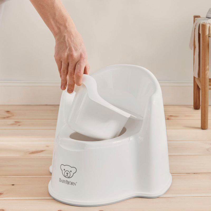 Potty Chair - White/ Grey
