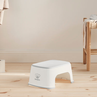 Step Stool - White/ Grey