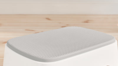 Step Stool - White/ Grey