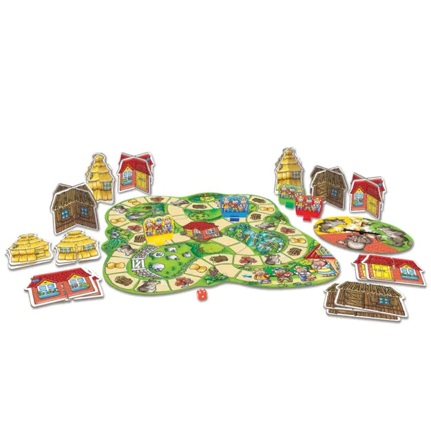 Orchard Toys - Three Little Pigs Board Game - Swanky Boutique