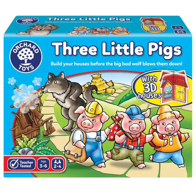 Orchard Toys - Three Little Pigs Board Game - Swanky Boutique