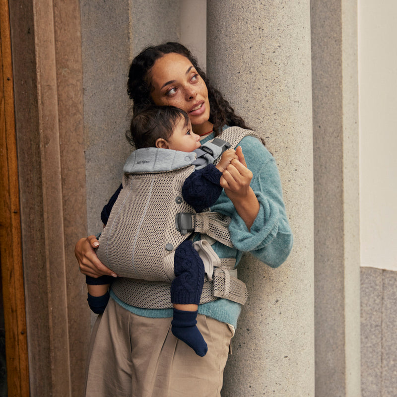 Baby Carrier Harmony | 3D Mesh - Grey/ Beige (0-3 Years)