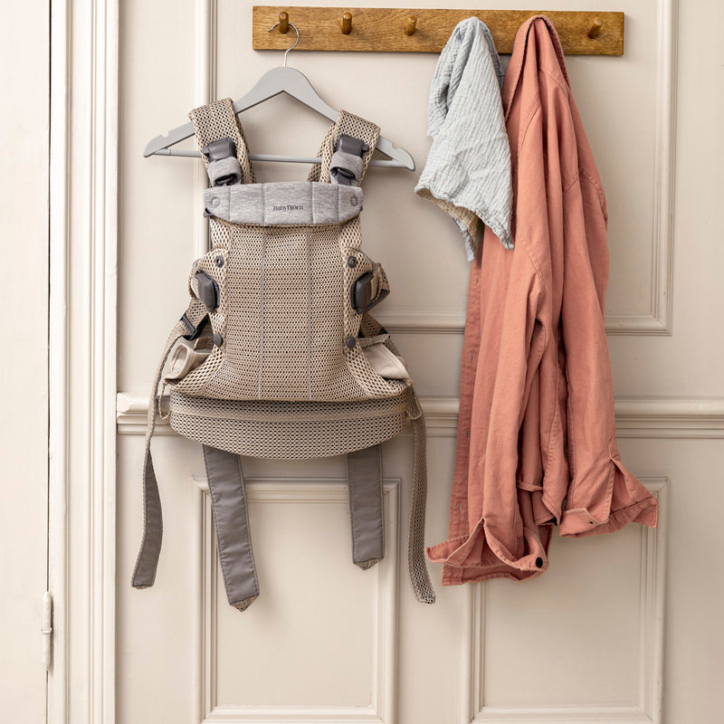 Baby Carrier Harmony | 3D Mesh - Grey/ Beige (0-3 Years)