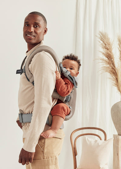 Baby Carrier Harmony | 3D Mesh - Grey/ Beige (0-3 Years)