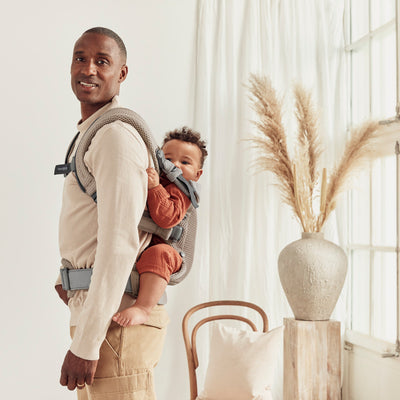 Baby Carrier Harmony | 3D Mesh - Grey/ Beige (0-3 Years)