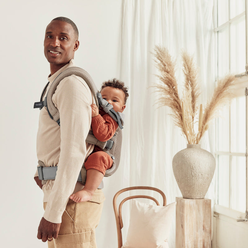 Baby Carrier Harmony | 3D Mesh - Grey/ Beige (0-3 Years)