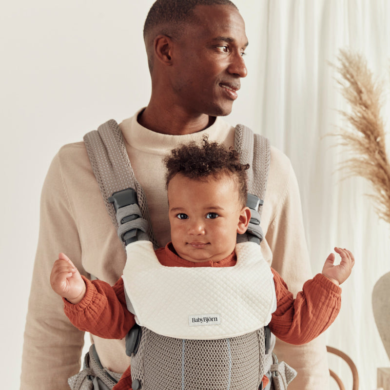 Baby Carrier Harmony | 3D Mesh - Grey/ Beige (0-3 Years)