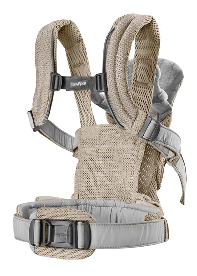 Baby Carrier Harmony | 3D Mesh - Grey/ Beige (0-3 Years)
