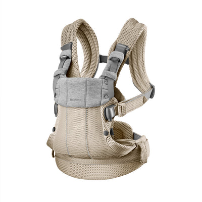 Baby Carrier Harmony | 3D Mesh - Grey/ Beige (0-3 Years)