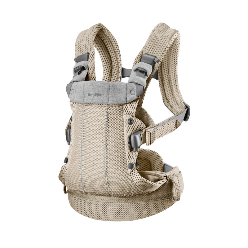 Baby Carrier Harmony | 3D Mesh - Grey/ Beige (0-3 Years)
