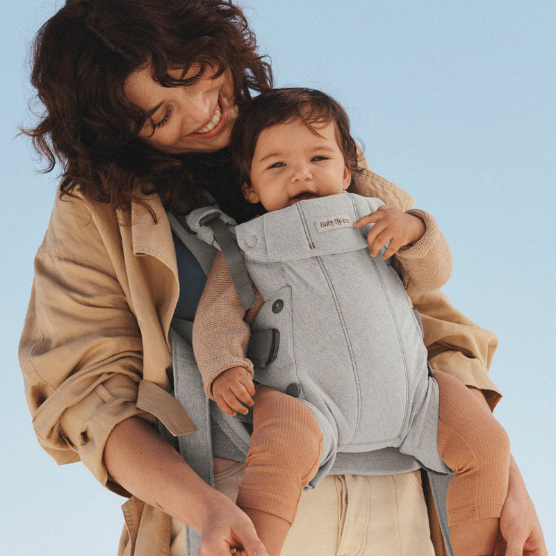 Baby Carrier Harmony | Woven Melange - Light Grey (0-3 Years)