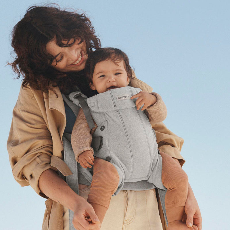 Baby Carrier Harmony | Woven Melange - Light Grey (0-3 Years)