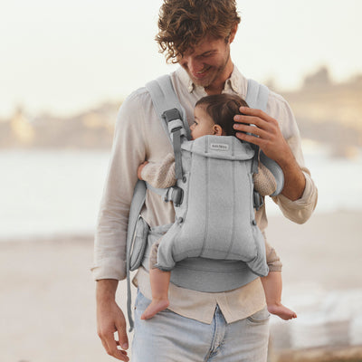 Baby Carrier Harmony | Woven Melange - Light Grey (0-3 Years)