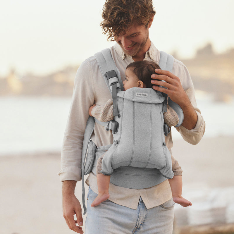 Baby Carrier Harmony | Woven Melange - Light Grey (0-3 Years)