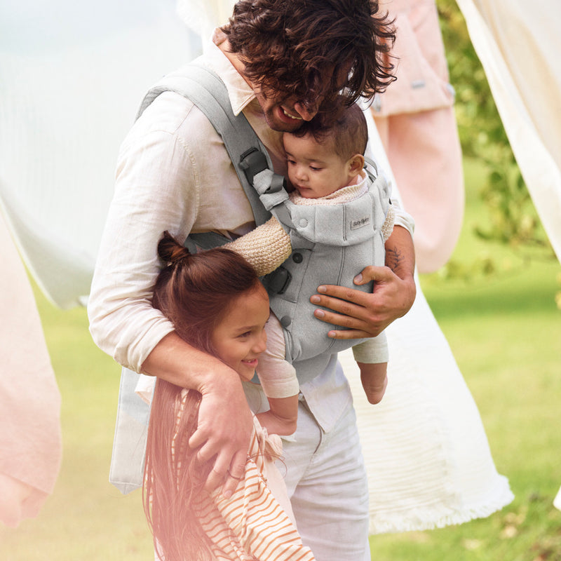 Baby Carrier Harmony | Woven Melange - Light Grey (0-3 Years)