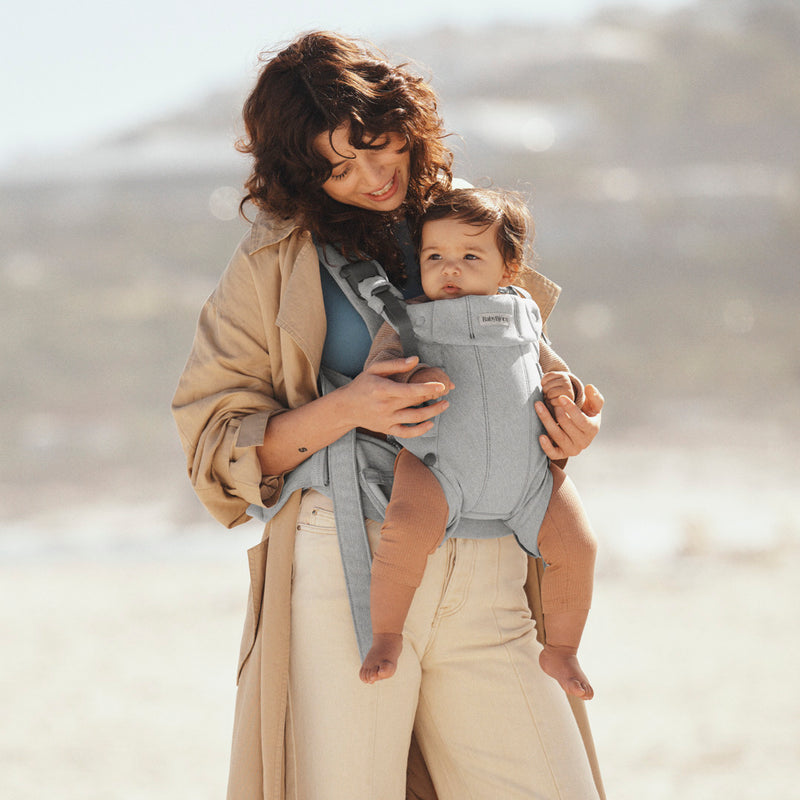 Baby Carrier Harmony | Woven Melange - Light Grey (0-3 Years)