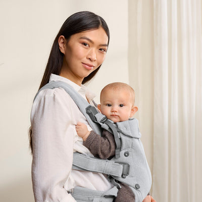 Baby Carrier Harmony | Woven Melange - Light Grey (0-3 Years)